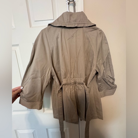 Tommy Hilfiger Women's Beige Utility Jacket - Picture 4 of 5